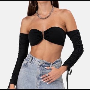 Adika long sleeve crop top